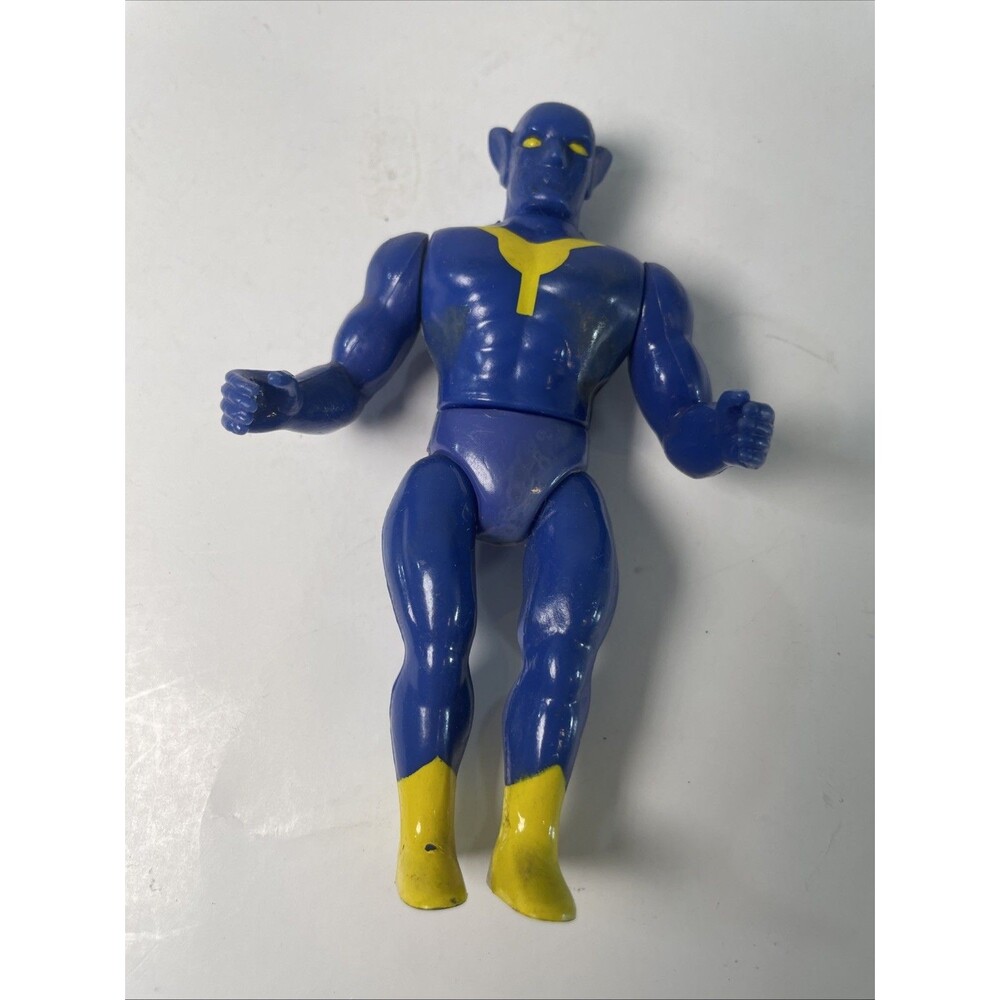 1984 Remco Mighty Crusaders THE FOX 4 1/2" Figure Archie Comic Book Superhero